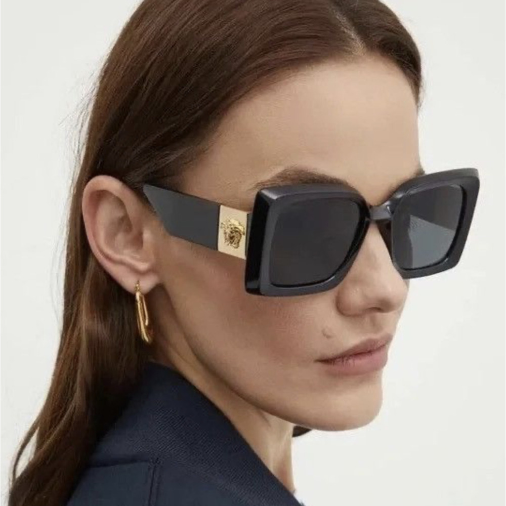NWT Versace VE4489U Transparent 55mm Sunglasses